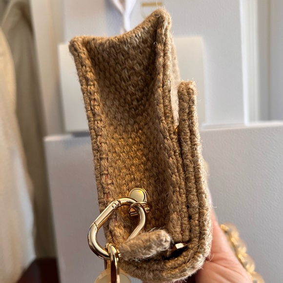 Dior Beauty raffia clutch or shoulder bag, excellent condition, with gift box - Picture 7 of 15